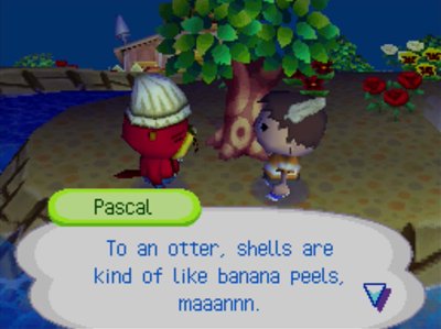 Pascal: To an otter, shells are kind of like banana peels, maaannn.