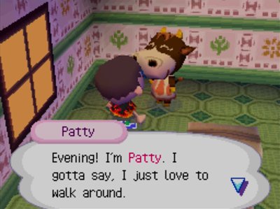 Patty: Evening! I'm Patty. I gotta say, I just love to walk around.