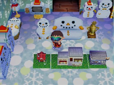 My snowman room as of February 2021.