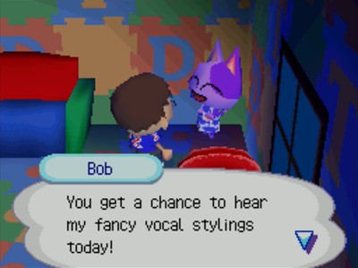 Bob: You get a chance to hear my fancy vocal stylings today!