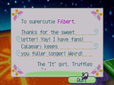 To supercutie Filbert, 