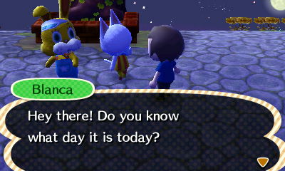 Blanca: Hey there! Do you know what day it is today?