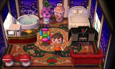 Claudia's house in Animal Crossing: New Leaf.