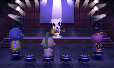 K.K. Slider performs at Club LOL in Animal Crossing: New Leaf.