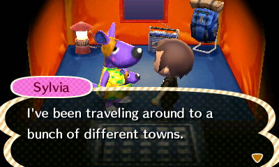 Sylvia: I've been traveling around to a bunch of different towns.