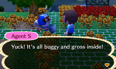 Agent S: Yuck! It's all buggy and gross inside!