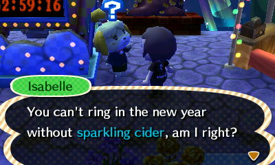 Isabelle: You can't ring in the new year without sparkling cider, am I right?