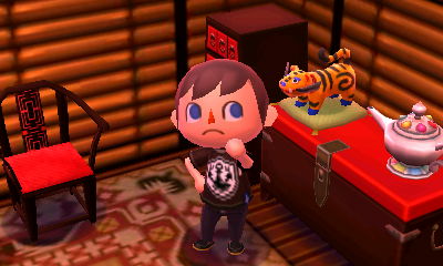 The zodiac tiger in New Leaf.