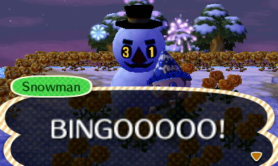 Snowman: BINGOOOOO!