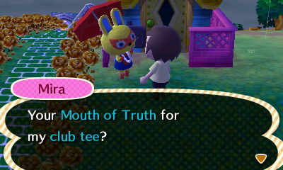 Mira: Your Mouth of Truth for my club tee?