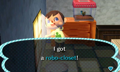 I got a robo-closet!