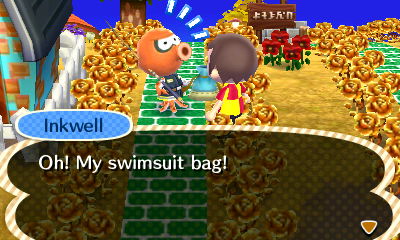 Inkwell: Oh! My swimsuit bag!