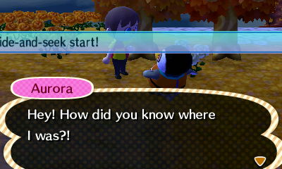 Aurora: Hey! How did you know where I was?!