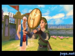 Link receives a shield.
