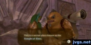 Goron: This place is known as the Temple of Time.